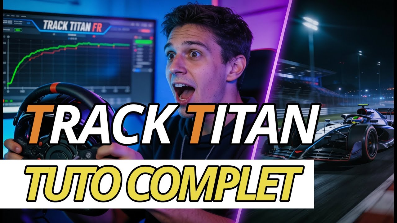 TRACK TITAN FR : TUTO COMPLET + PARAM&Eacute;TRAGE en fran&ccedil;ais #SimRacing #TrackTitan