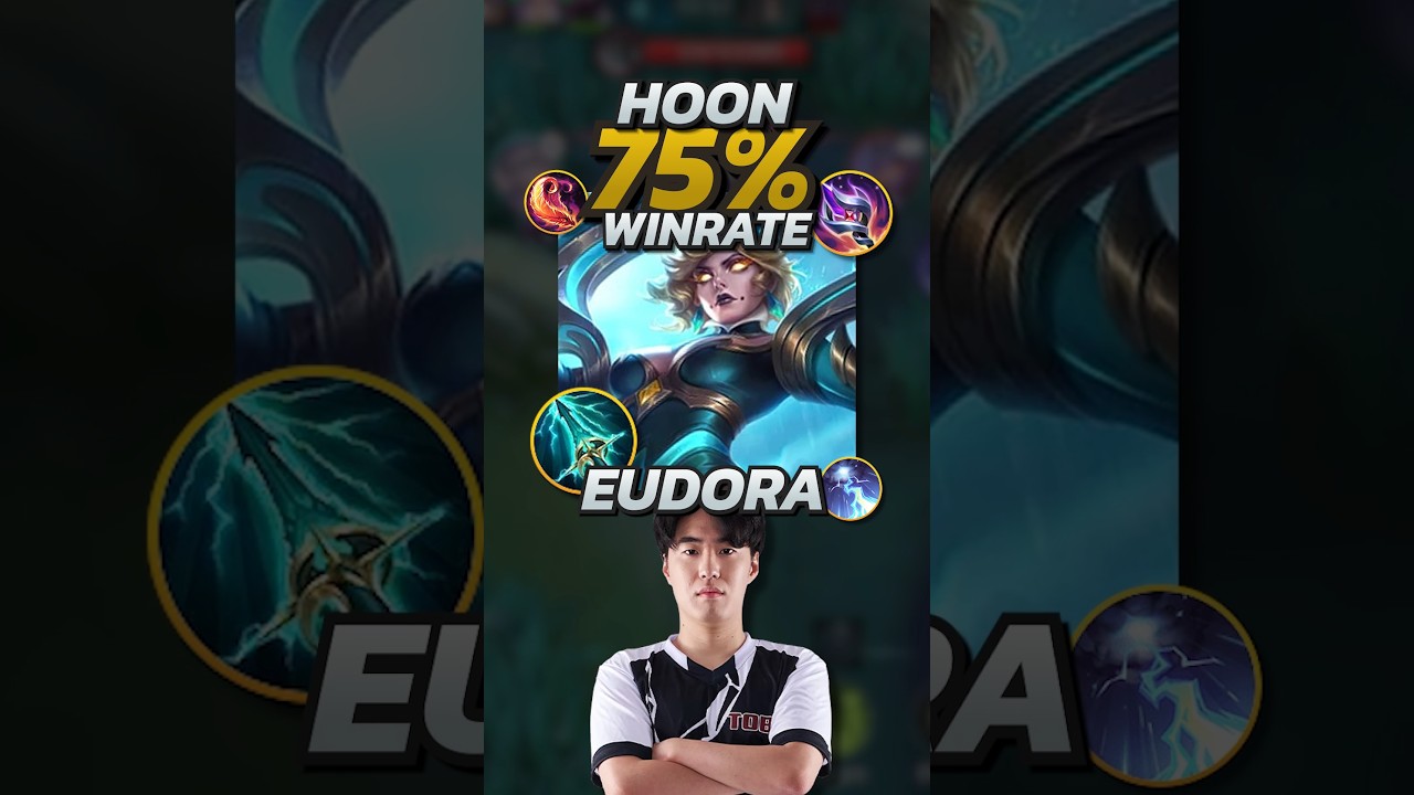 Hoon Eudora, процент побед 75%, сборка S35! Mobile Legends #mobilelegends #mlbb #gaming #mlbbgold...