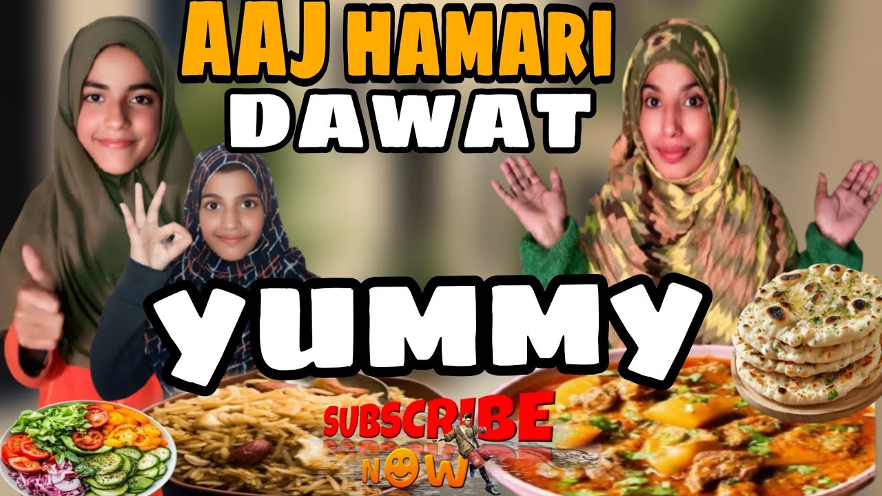 Aaj khas hamare Liye dawat banai 🤤🤤🤤