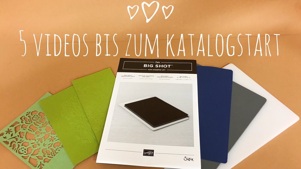 Video 4 - neue Prägeunterlagen - wie funktionieren die - von Stampin Up