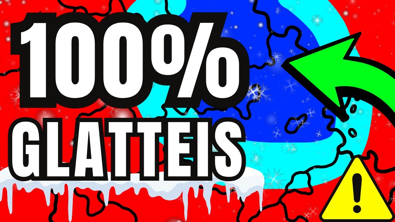 🔴 AKTUELLE WARNUNG: Gefährliches GLATTEIS & STURM morgen früh! Berufsverkehr in Gefahr!