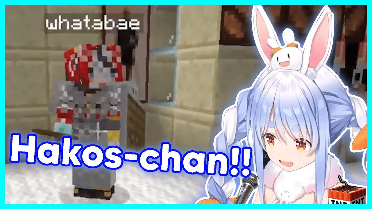 Pekora visited EN Server and met fellow rodent to e̶x̶t̶o̶r̶t̶  play with