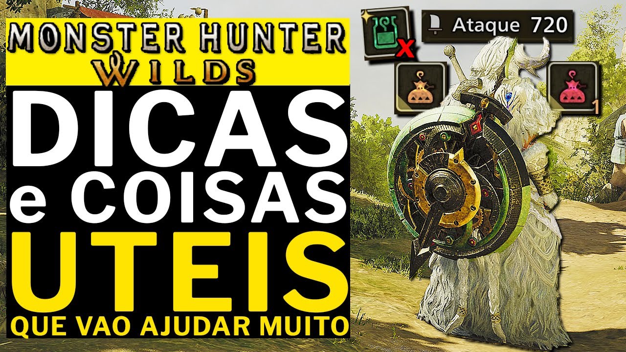 MONSTER HUNTER WILDS - COISAS e DICAS UTEIS QUE VAO TE AJUDAR MUITO!!!
