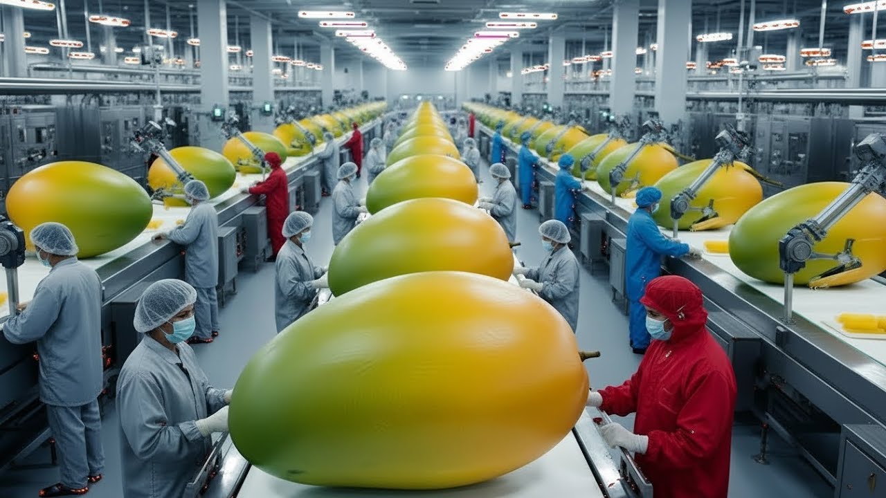 Inside the Mango Processing Factory &ndash; How Fresh Mangoes Are Cleaned, Frozen & Packed (Full Process)