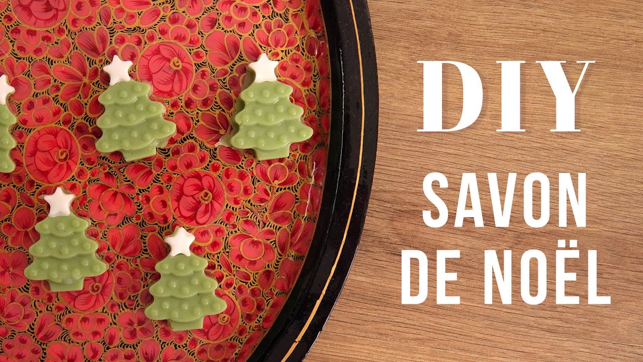 DIY Savons de Noël avec Savon à fondre au Micro-ondes