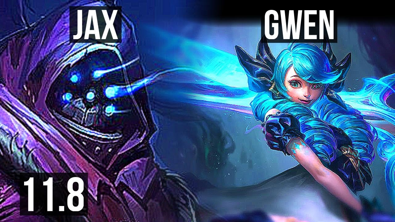JAX vs GWEN (TOP) | 9/1/6, Dominating | EUW Diamond | v11.8