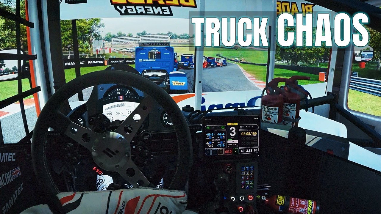 British Truck Racing CHAOS at Brands Hatch | MAN TGX | AMS2
