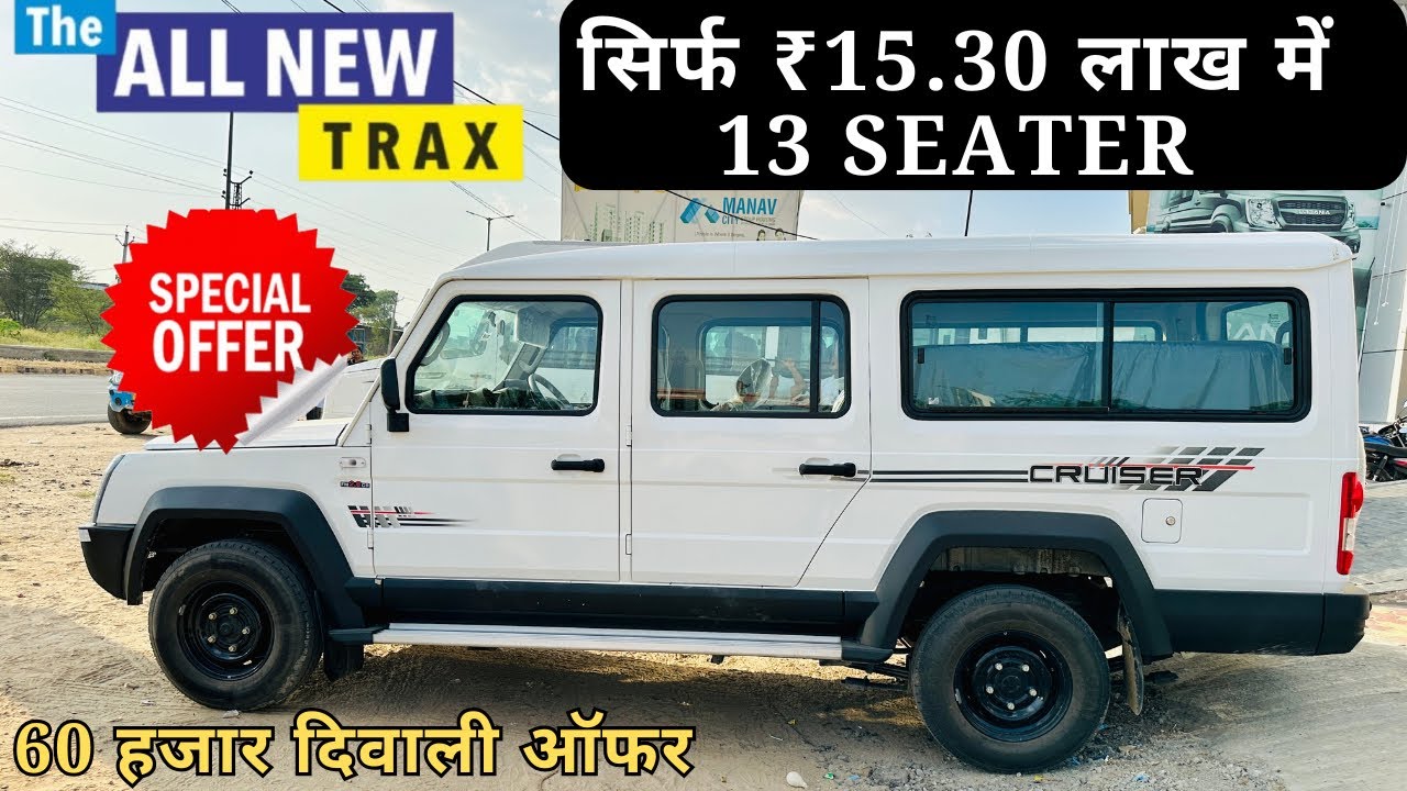 🔥सिर्फ 270000 डाउन पैमेंट में नयी | New Force Trax Cruiser 12+D Full Review 2024