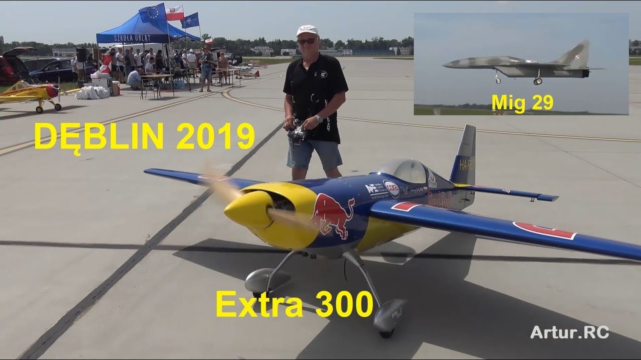 MIG 29 i EXTRA 300 3.5M 370ccm Dariusz Czekaj DĘBLIN 2019