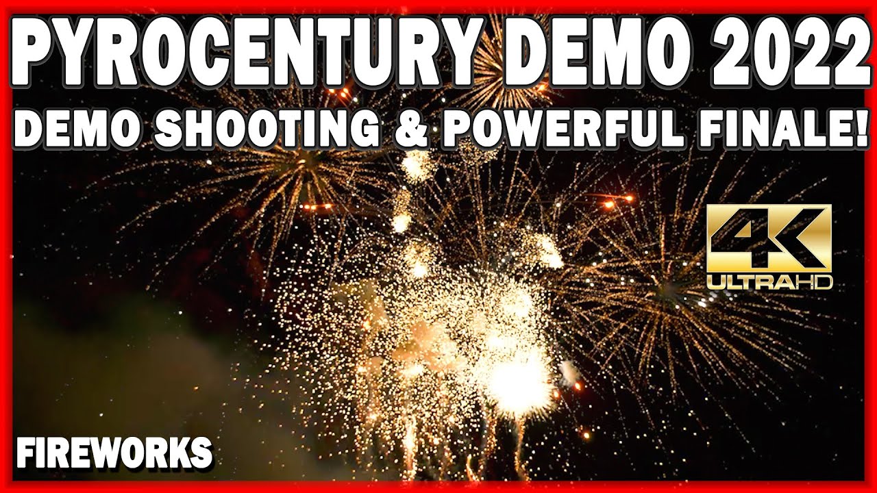 Pyrocentury - F2 Fireworks Demo Shooting 2022 & Powerful finale - vuurwerkduitsland - APfeuerwerk