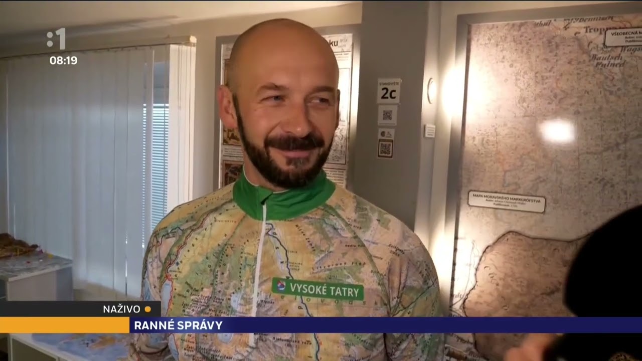 Predstavenie novej knihy - Slovensko na starých mapách v Ranných správach