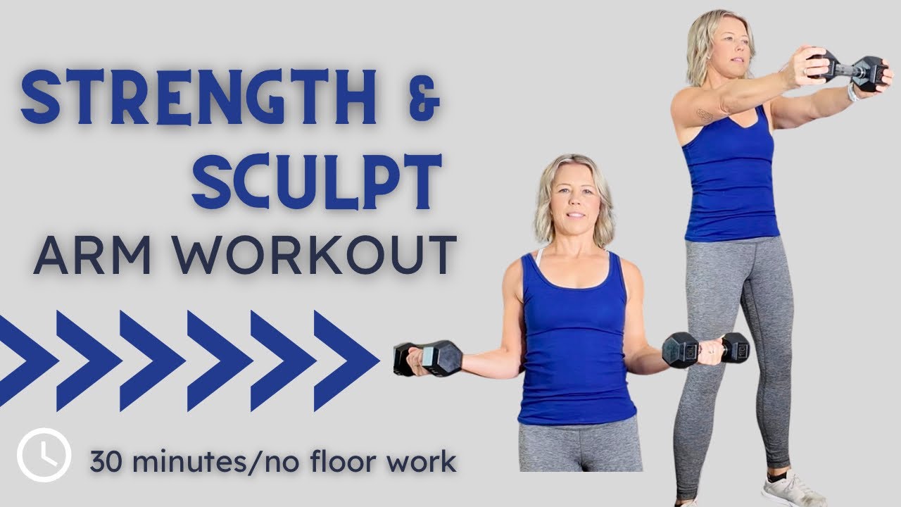 30 Min Arm Sculpt Workout | Tighten & Tone Arms at Home