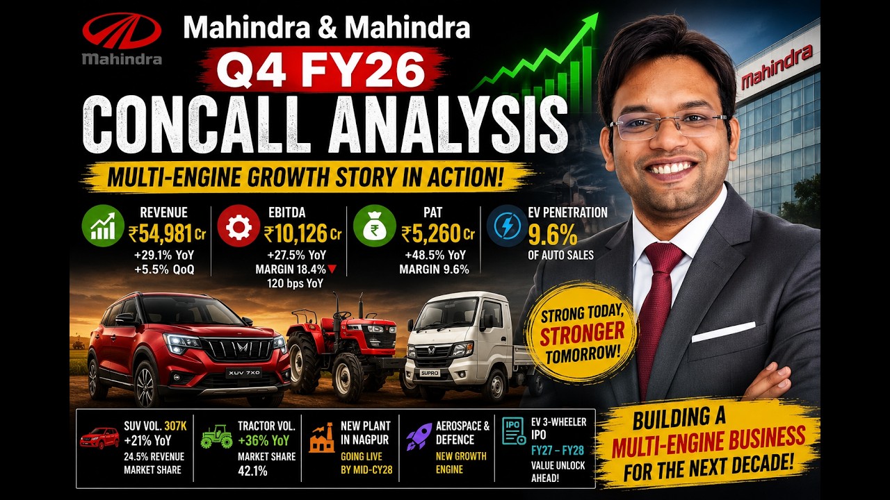 Основные моменты телефонной конференции Mahindra & Mahindra за 4 квартал 2026 финансового года