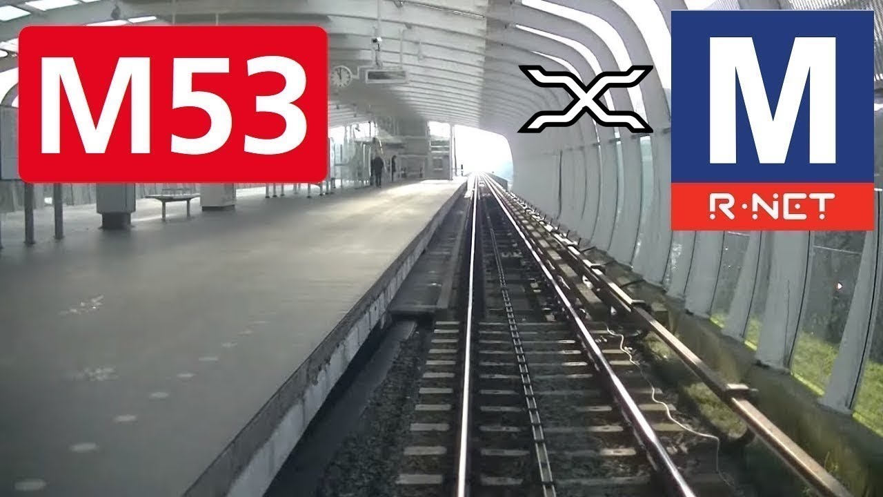 🚇 GVB R-net Amsterdam Metrolijn 53 Cabinerit Centraal Station - Gaasperplas Driver's view POV