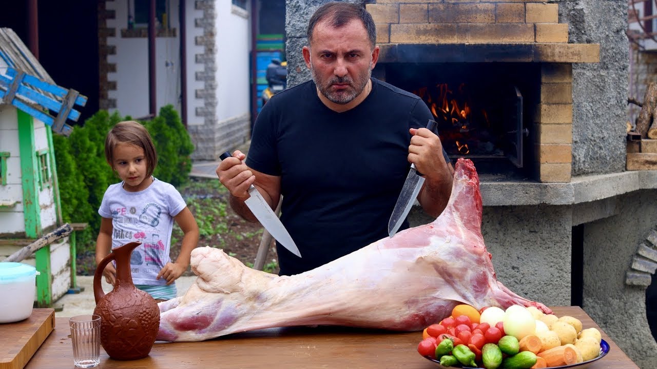 Costillas de cordero fritas | cordero al horno @GEORGY KAVKAZ Cocinero
