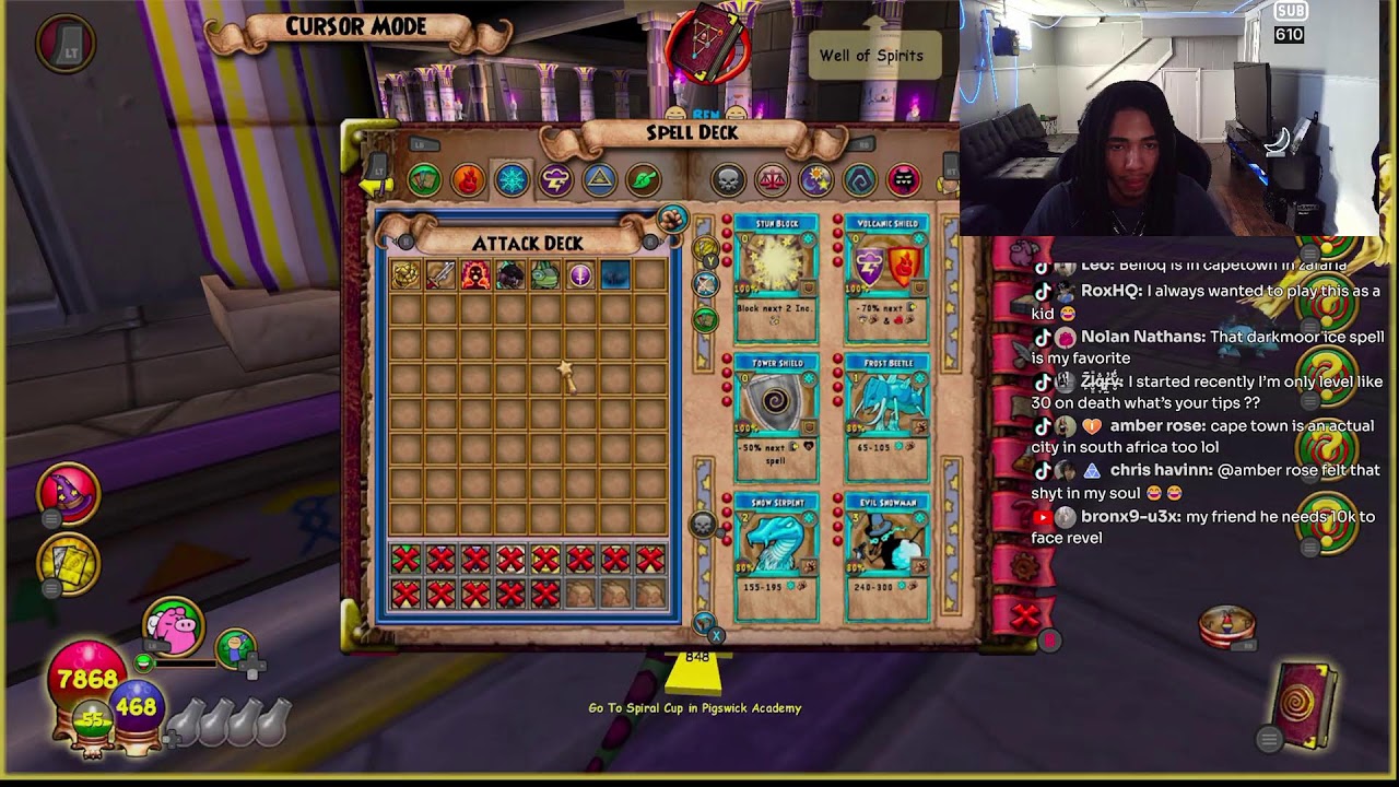🔴LIVE - Calm Stream Questing Wizard 101 ICE!!