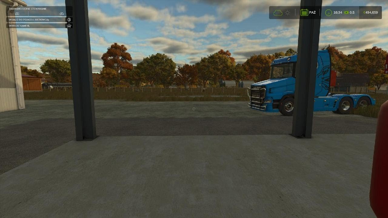 Farming Simulator 25 PS5 transport of pallets to the warehouse