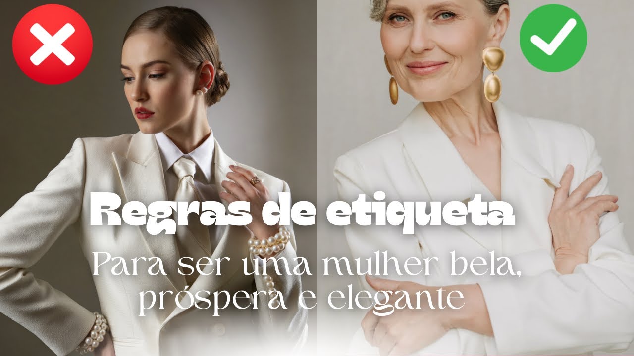 15 REGRAS DE ETIQUETA QUE TODA MULHER ELEGANTE E FEMININA DEVE SABER