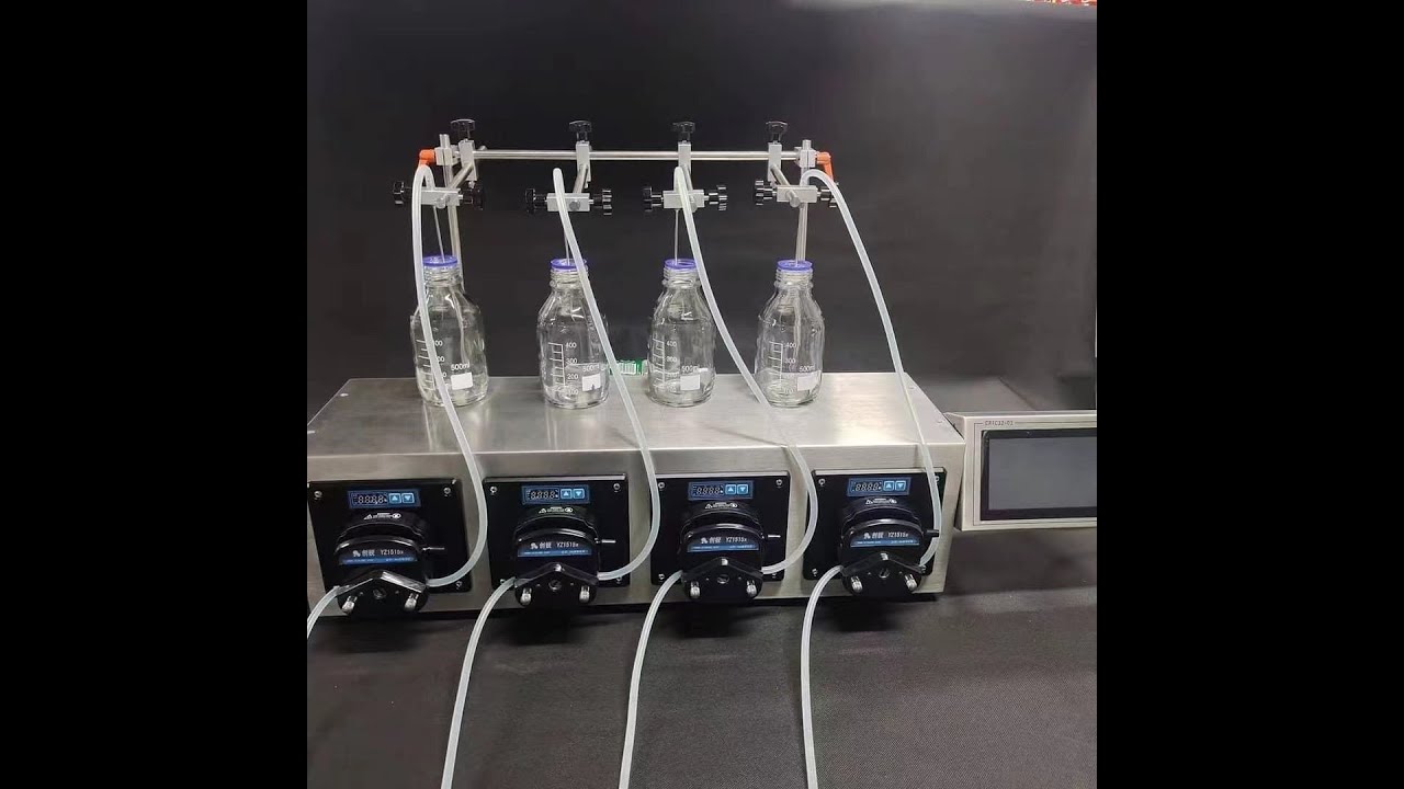 UTF01 multi channels Peristaltic Pump Filling System