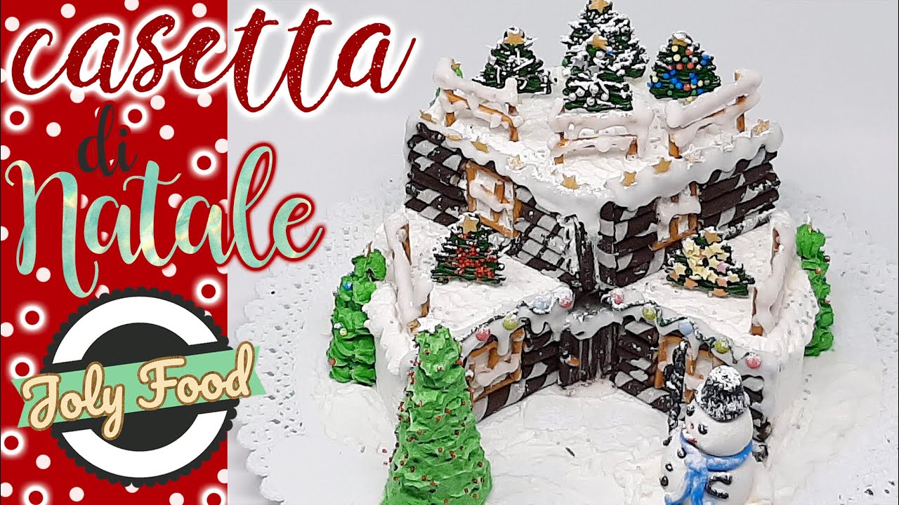Torta di Natale 🎄 Casetta Magica innevata - Ricetta di Jolanta Noto concorrente di Bake Off Italia 6