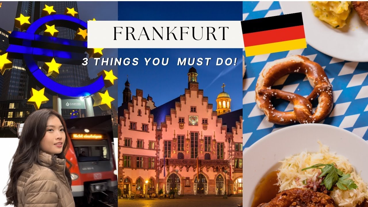 Layover in Frankfurt | Römerberg | German Food  | To-do list in Frankfurt, Germany! 🇩🇪