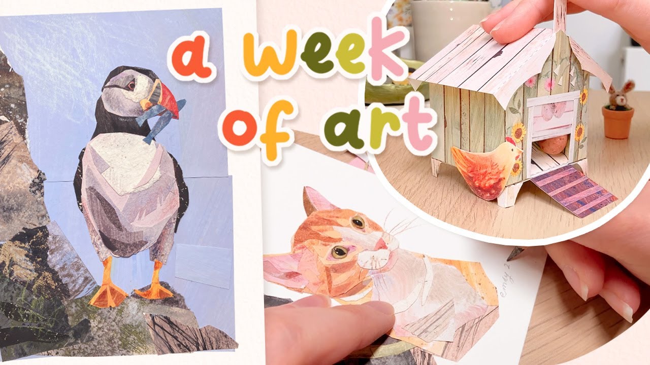 A Week of Art | Working on lots of little projects!