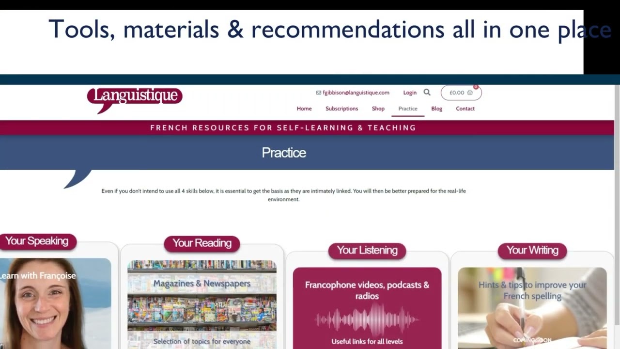 French self-learning and teaching resources