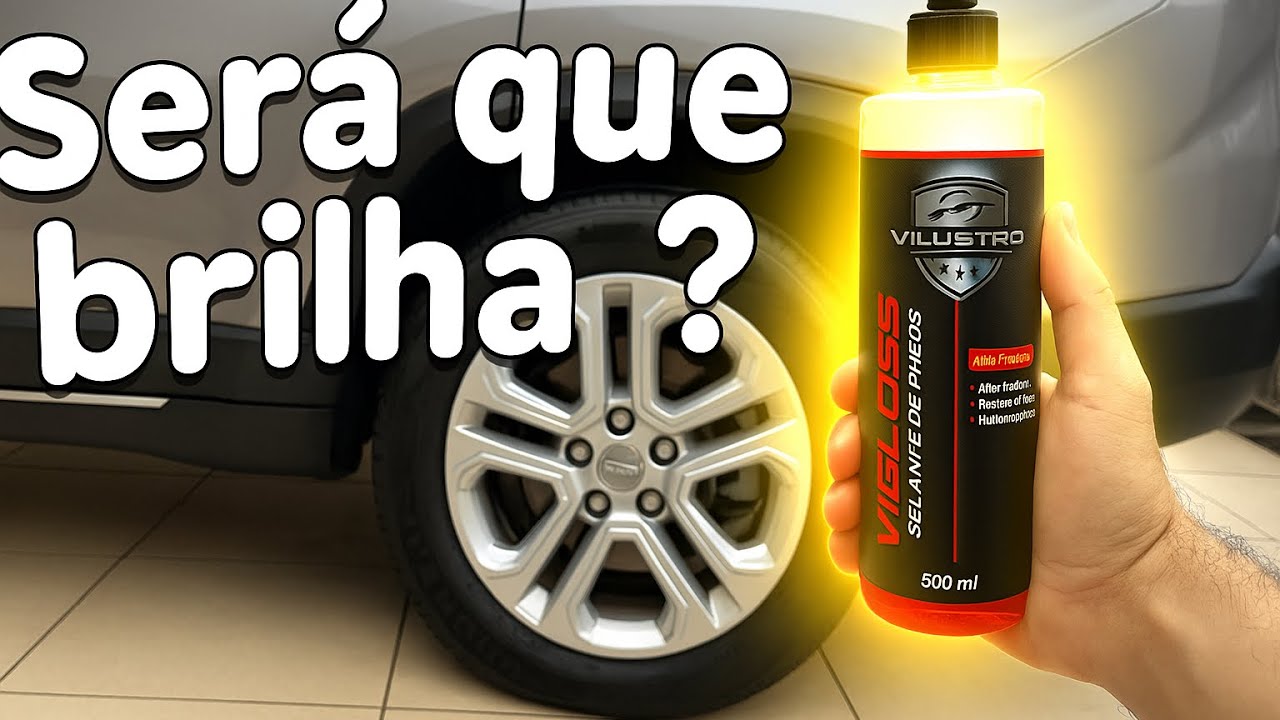 SELANTE DE PNEU VIGLOSS - Teste de aplicação e resistência.