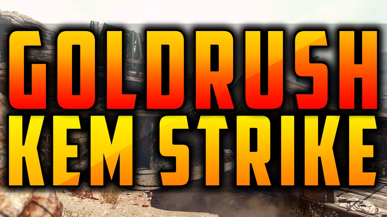COD Ghosts: NEW GOLDRUSH KEM STRIKE! - NEW NEMESIS DLC MAP PACK! (Goldrush DLC KEM Strike Gameplay)