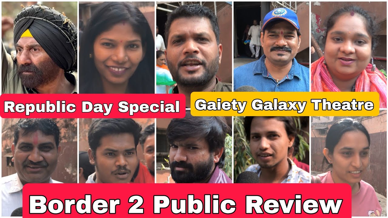 Border 2 Movie Public Review Day 4 Night Show At Gaiety Galaxy Theatre In Mumbai