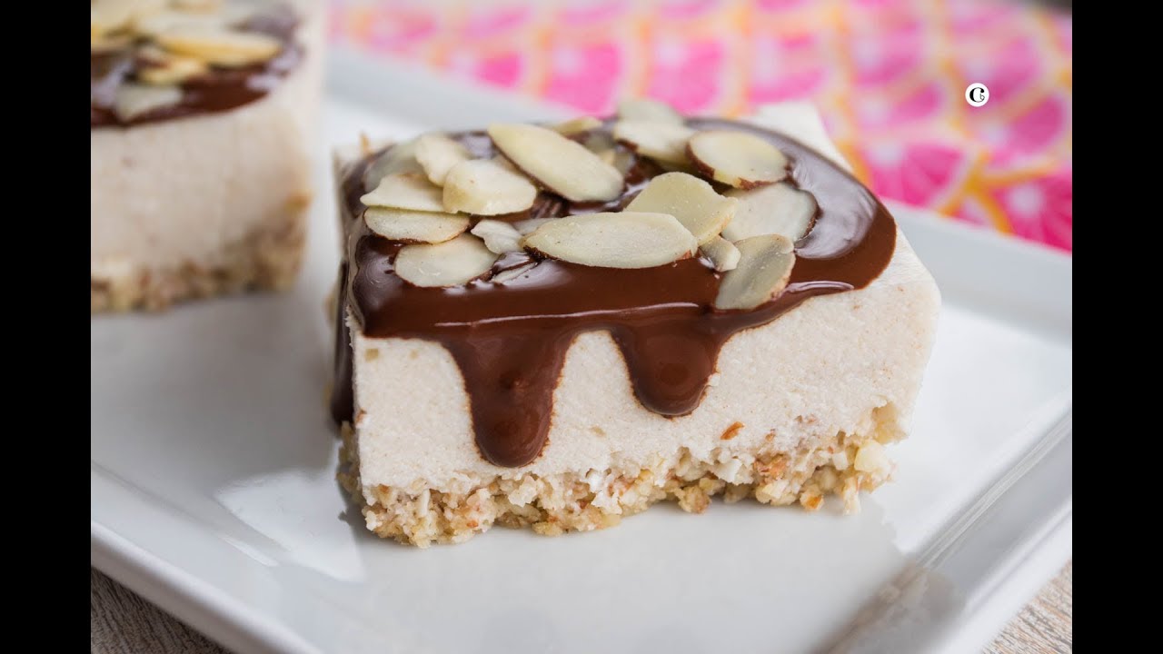 CHEESECAKE DE ALMENDRAS SIN HORNO |VEGANO Y SALUDABLE