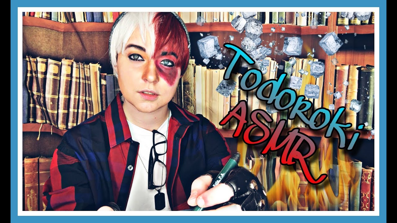 Todoroki Studies With You ASMR - (COLLEGE AU) (PT1)