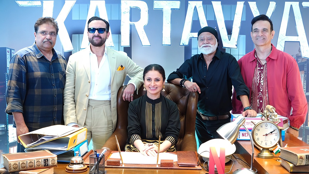 Kartavya Official Trailer Launch With Saif Ali Khan, Rasika D, Sanjay Mishra Saurabh Dwivedi