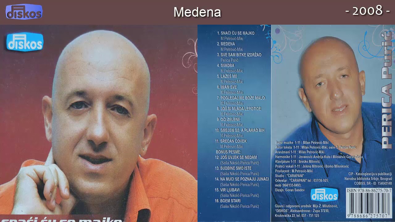 Perica Puric - Medena - (Audio 2008)