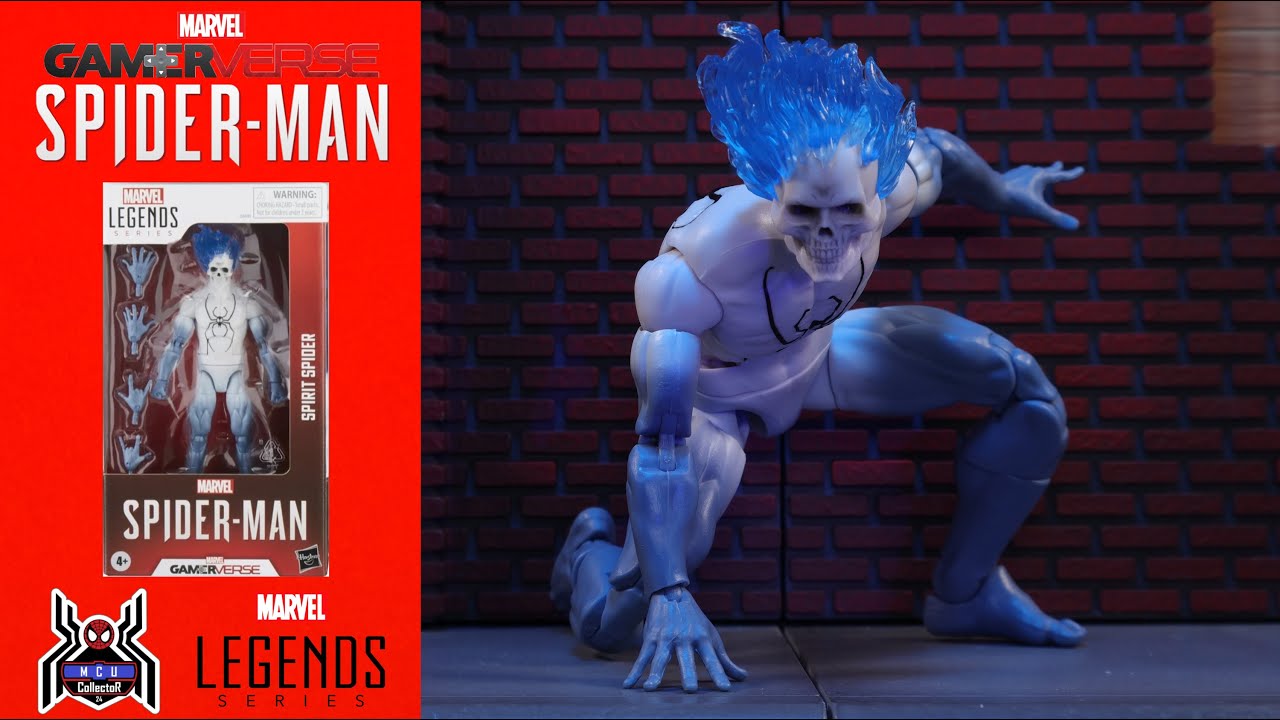 Marvel Legends GamerVerse SPIRIT SPIDER-Man PS4 PS5 Walmart Exclusive Gaming Figure Review