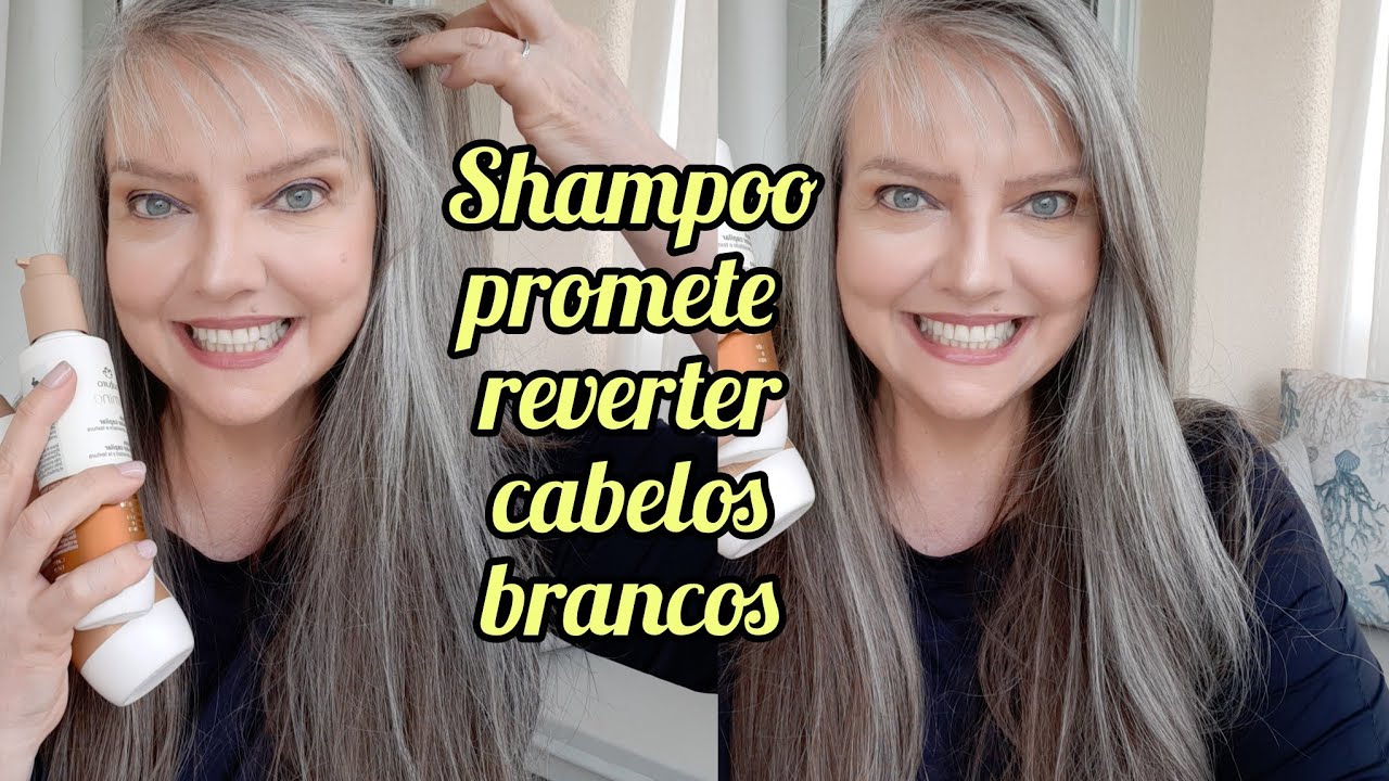 Produto promete REVERTER CABELOS GRISALHOS