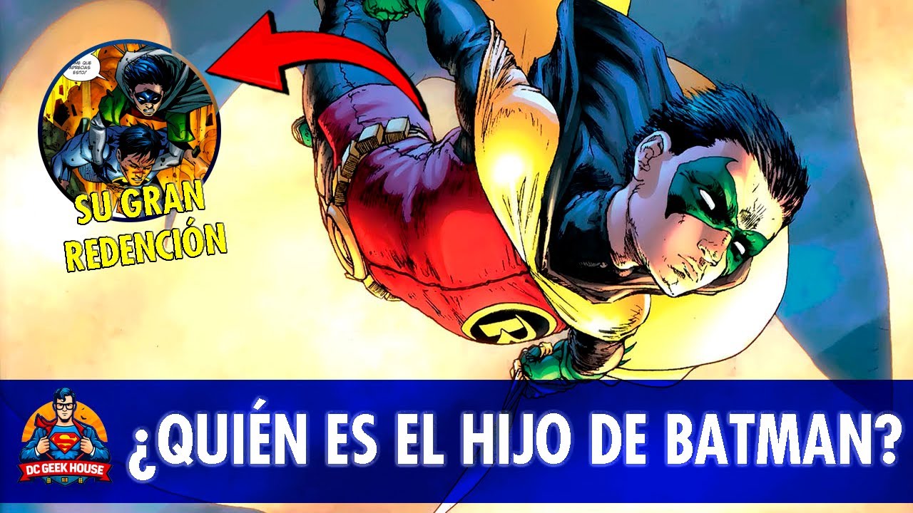 ¿QUIÉN es el HIJO DE BATMAN? De HEREDERO del DEMONIO, a HEREDERO del ENCAPOTADO | SU ORIGEN COMPLETO