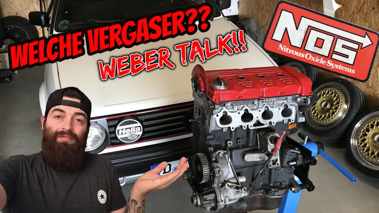 Golf 2 16V mit Weber Vergaser und Lachgas? / Kay's Garage / Vergaser Talk