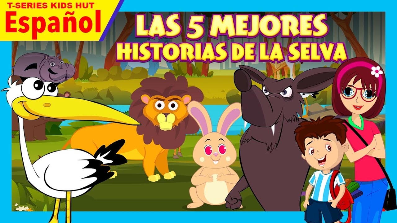 Las 5 mejores historias de la jungla | Cuentos para dormir para niños | Cuentos Españoles