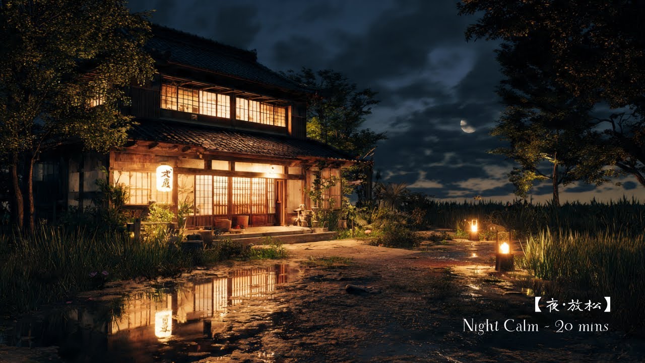 夜晚放松音乐 🌙 安静的夜，慢慢平静｜Night Relaxation Ambient #relaxingmusic #meditationmusic  #sleepmusic