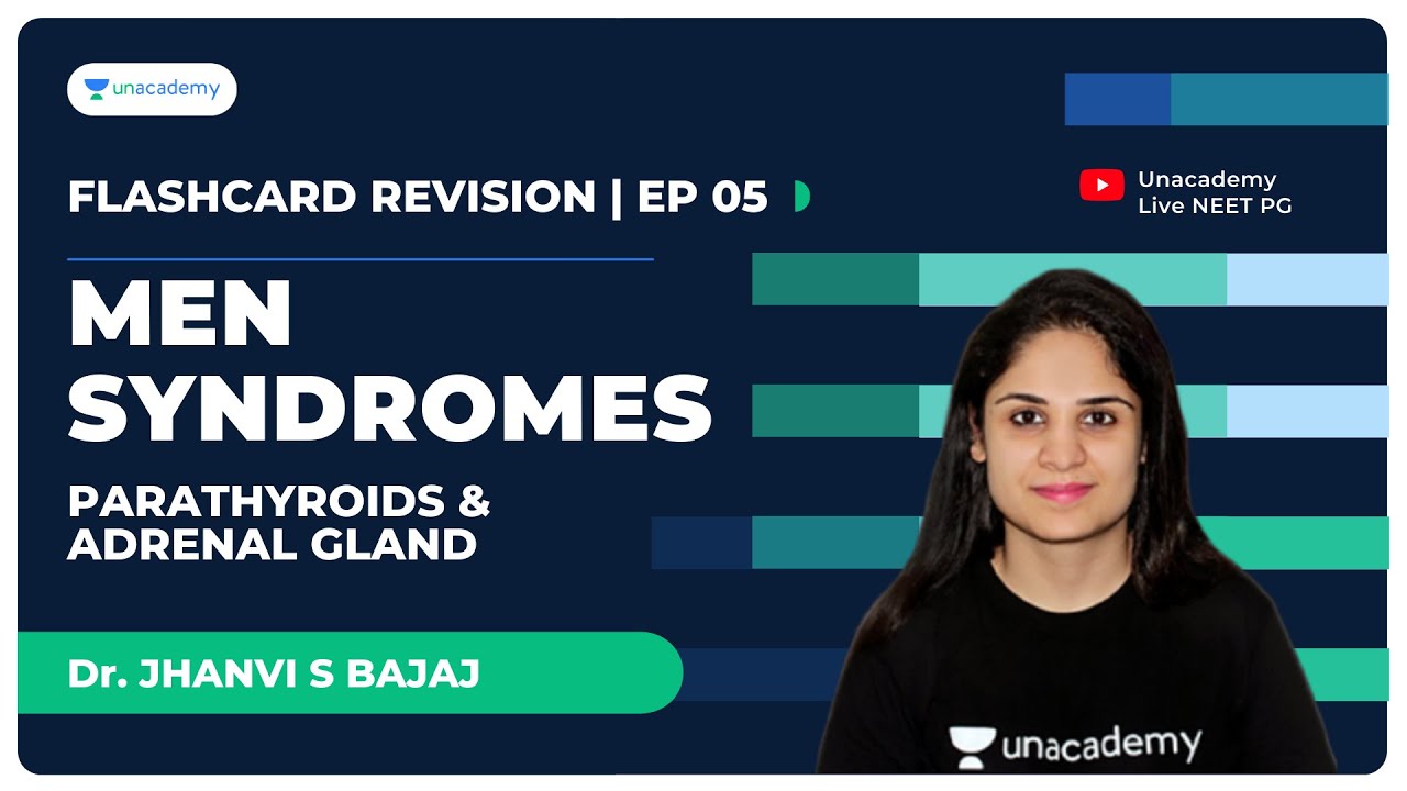 [Flashcards Series] MEN syndromes, Parathyroids & Adrenal Gland | Dr. Jhanvi