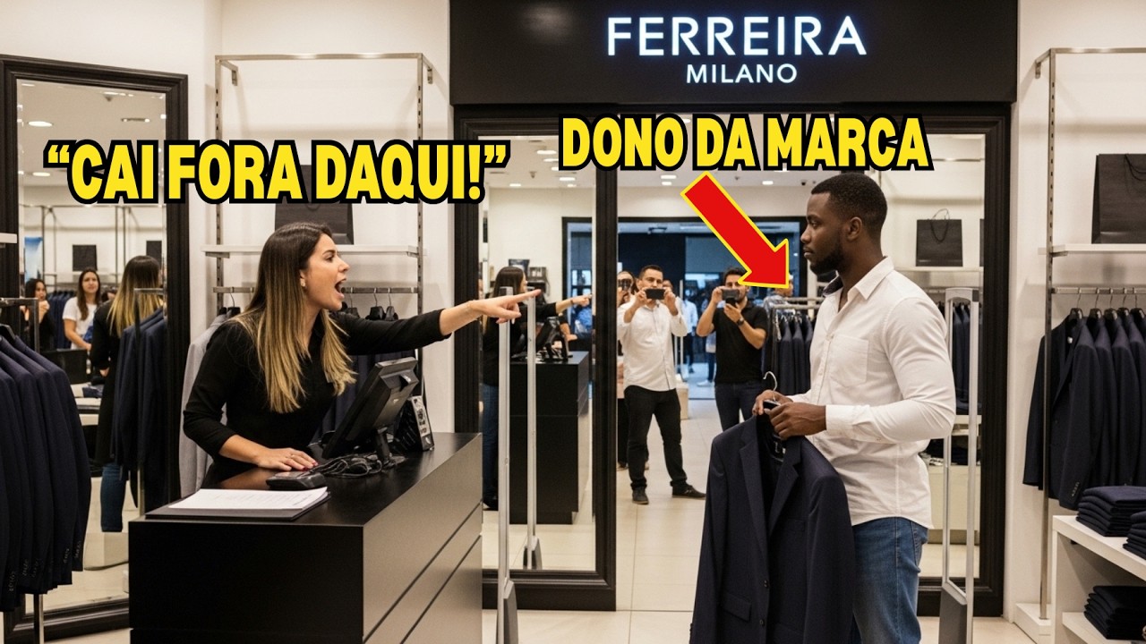 Gerente Expulsa Homem Negro de Loja de Grife —  Sem Saber Que Ele é o Dono da Marca