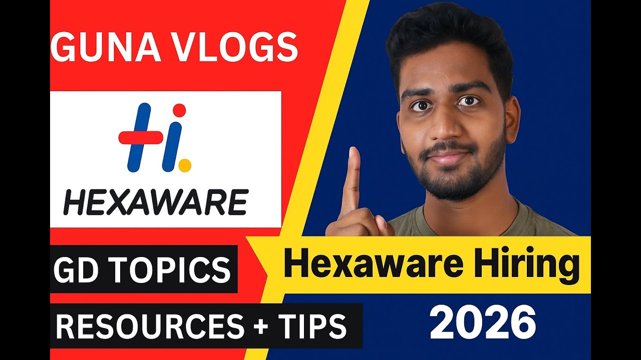 🔥 Hexaware Hiring 2026 | My 3 Rounds Experience + GD Topics | Resources + Tips to Crack | GUNA_VLOGS