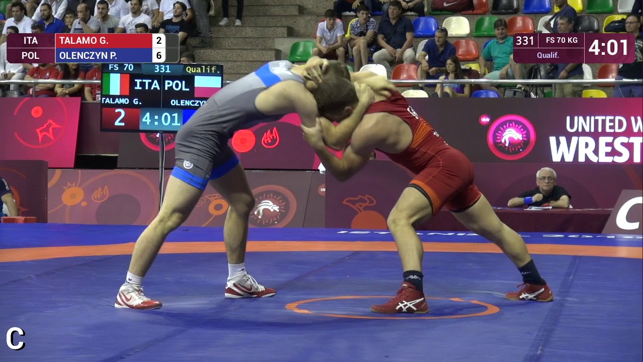 Qual. FS - 70 kg: G. TALAMO (ITA) v. P. OLENCZYN (POL)