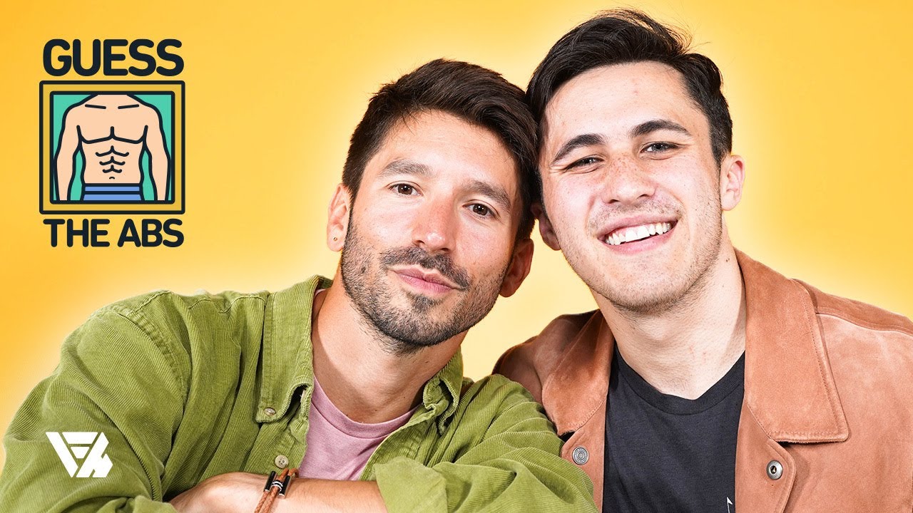 TikTok Couple Chris Olsen & Ian Paget Guess Your Fav Celebrities By Their Abs!