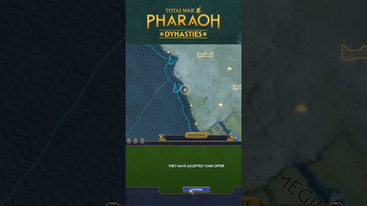 Easily Gain Diplomatic Relations Early | Total War Pharaoh Dynasties Tips #totalwarpharaoh