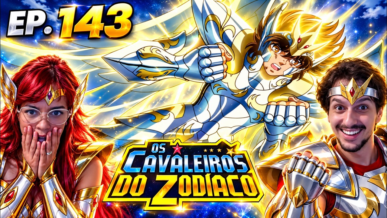 A ARMADURA DIVINA?! | Assistindo OS CAVALEIROS DO ZOD&Iacute;ACO pela Primeira Vez (Epis&oacute;dio 143)