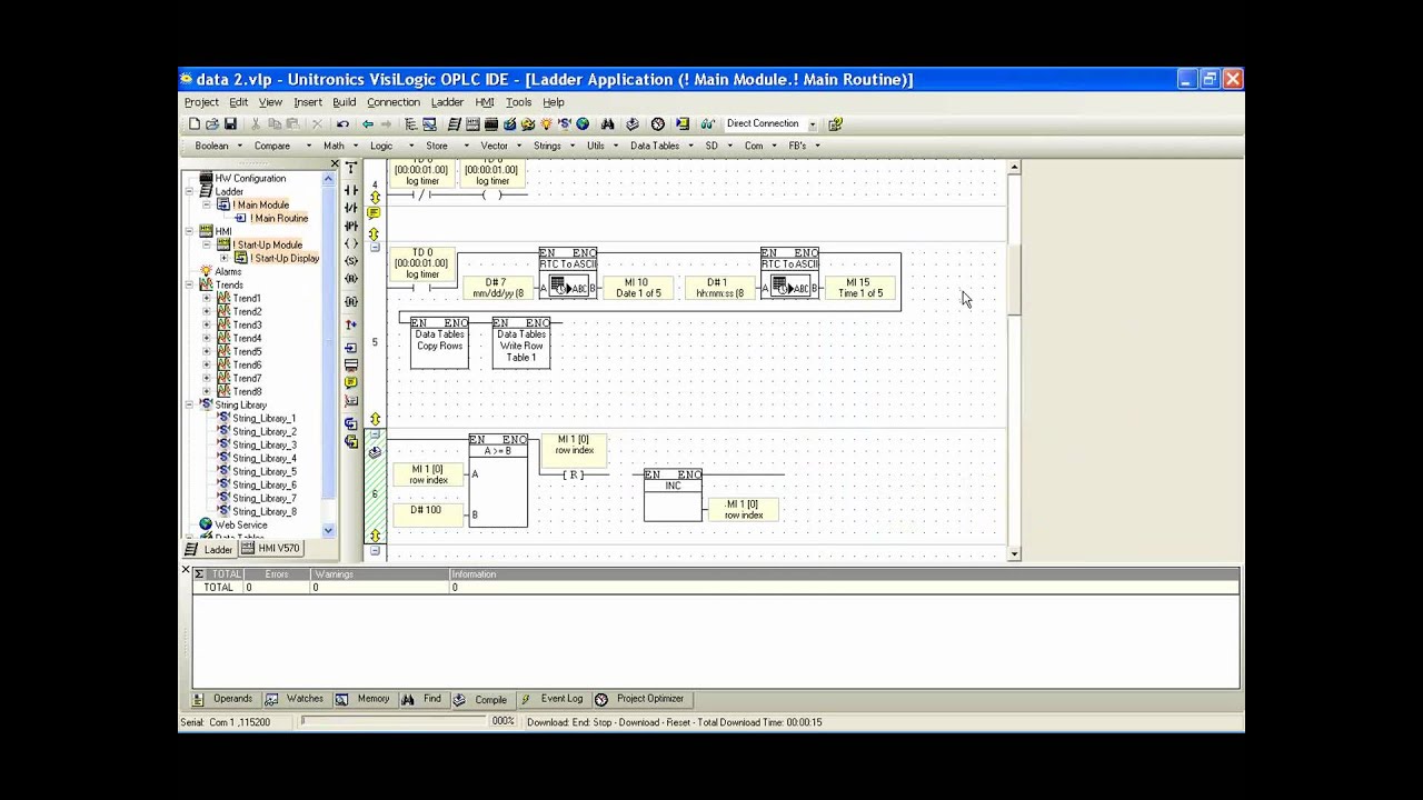 Data Table and Data Logging 5 of 5