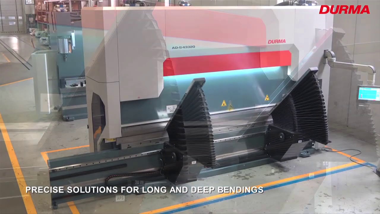 Durma AD-S 43320 Press Brake with AP3-AP4 Sheet Follower