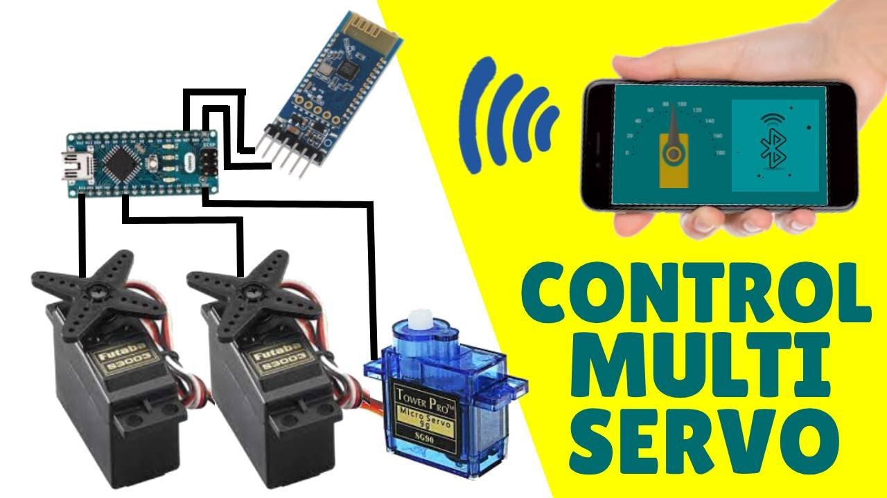 Domina Varios Servomotores Usando Bluetooth: ¡Es Fácil!